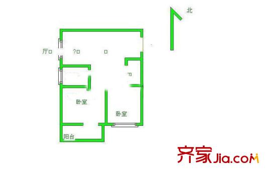 閩劇院單位宿舍 戶型圖