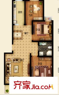 濱水香苑戶型圖3室2廳 戶型圖 3室2廳1衛(wèi)1廚