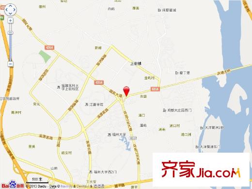 學(xué)府陽光城交通圖