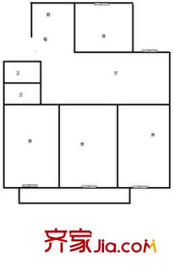 臺(tái)后新村 4室 戶型圖