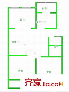 省政府辦公廳宿舍 戶型圖
