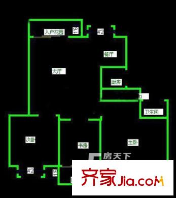 融僑東區(qū)B區(qū) 3室戶型圖