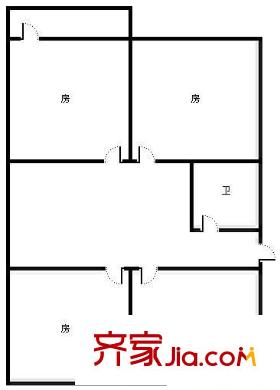 七星井新村 3室 戶型圖
