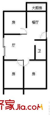 通湖新村 3室 戶型圖