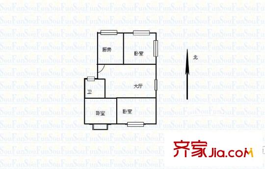 閩江新苑 戶型圖