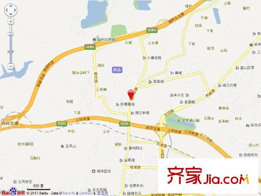 自來(lái)水廠單位宿舍交通圖