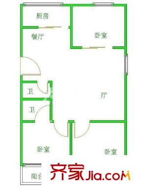 正祥萬升小區(qū)戶型圖正祥.萬升小區(qū) 3室 戶型圖 3室2廳2衛(wèi)1廚