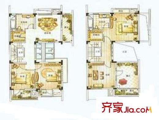 正祥萬升小區(qū) 4室 戶型圖