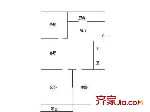 康光溫泉 2室 戶型圖