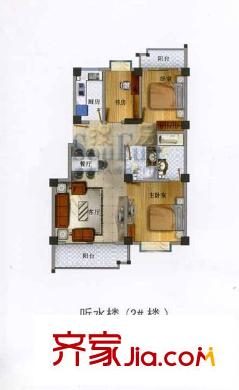 金色麗景 3室 戶型圖