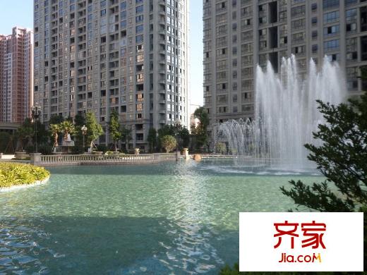 萬業(yè)錦江城外景圖 