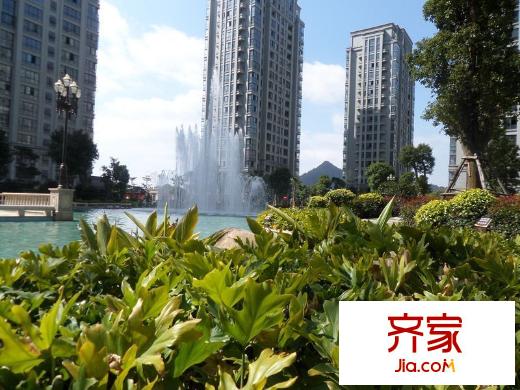 萬業(yè)錦江城外景圖 