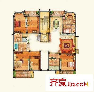 龍?chǎng)喂?5室 戶(hù)型圖
