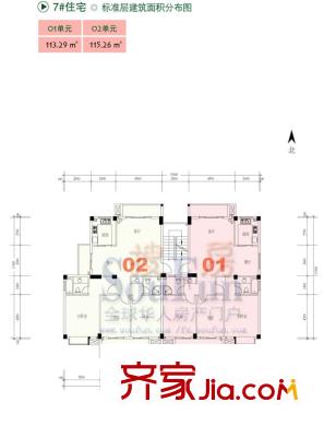 隆華蘋果園  戶型圖