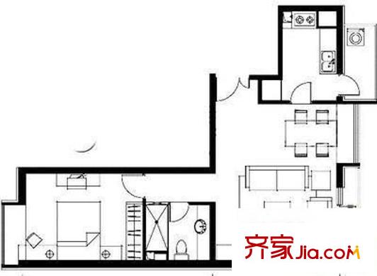 金禧名門 2室 戶型圖