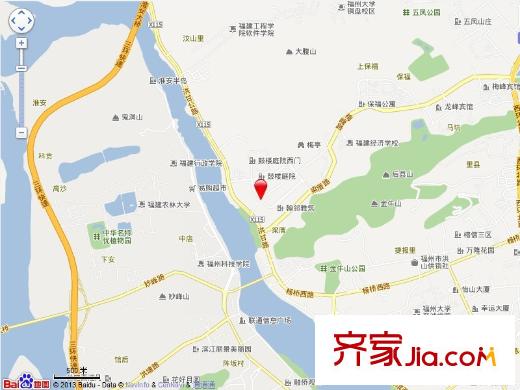 大儒世家花園交通圖