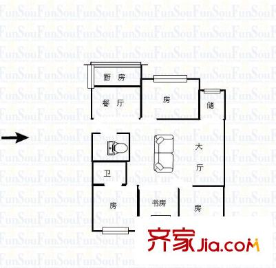 長(zhǎng)?；▓@ 4室 戶(hù)型圖