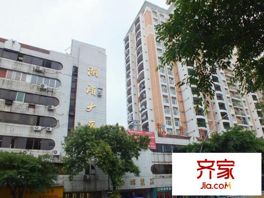 西湖新莊外景圖 