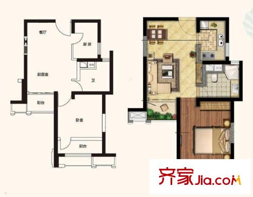 綠洲家園 戶型圖