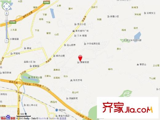 居住主題公園三期香榭麗居交通圖