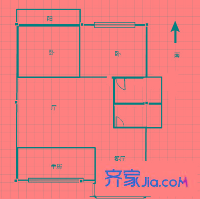 和輝花園 3室 戶型圖