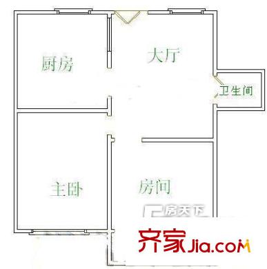 橫街新村 戶型圖