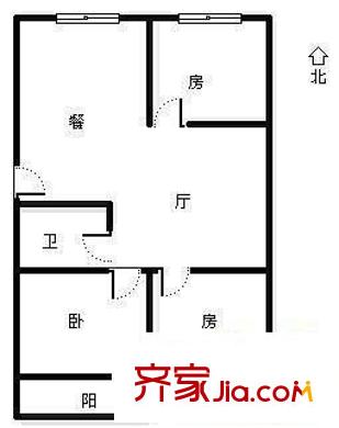 嘉福小區(qū) 3室 戶型圖