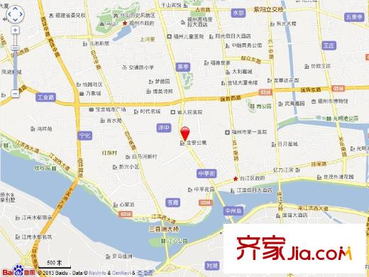 橫街新村交通圖