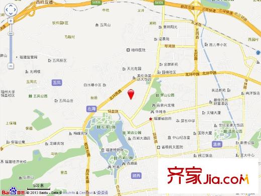 華福山莊交通圖