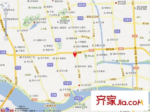 福州星勢(shì)力交通圖