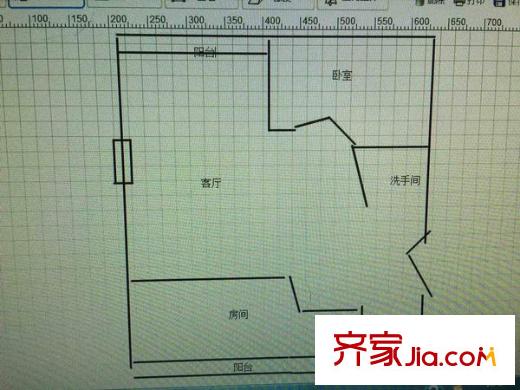 福灣新城春風(fēng)苑三區(qū) 2室 戶型圖