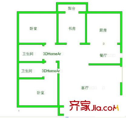 天元美樹館 3室 戶型圖