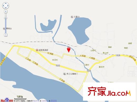 閩侯甘蔗福龍新村交通圖