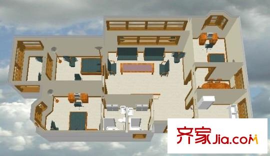 金亭小區(qū) 4室 戶(hù)型圖
