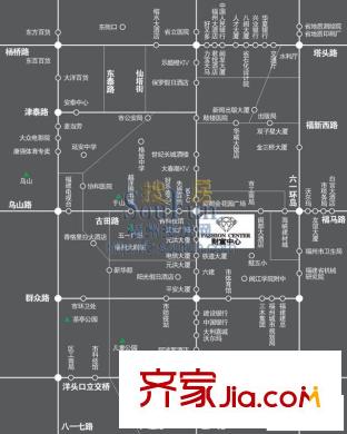 金潤(rùn)財(cái)富中心交通圖