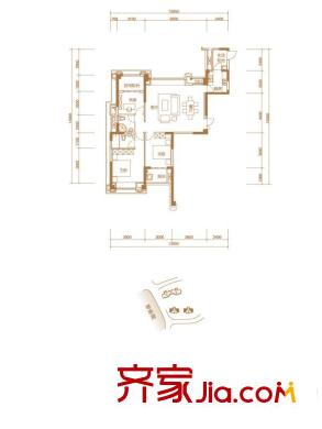 建發(fā)領(lǐng)第四區(qū) 戶型圖 