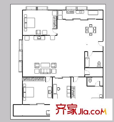好林居 4室 戶型圖