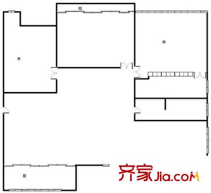 好林居 3室 戶型圖