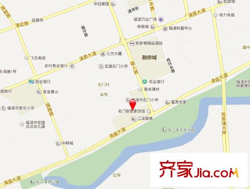 中聯(lián)江濱御景交通圖