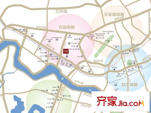 中民長青里交通圖區(qū)位圖