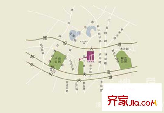 中僑觀邸交通圖