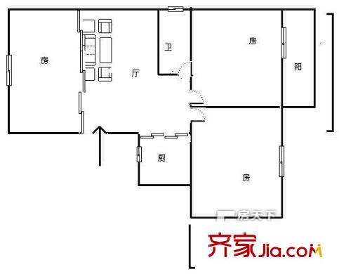 龍腰新村 戶型圖