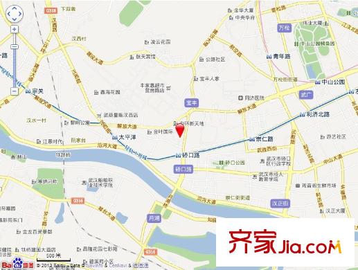 航天星苑交通圖