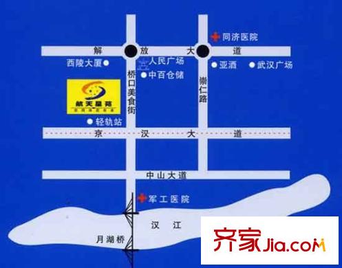 航天星苑交通圖