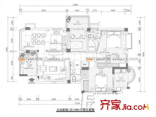 北尚新宿c區(qū)戶型圖戶型圖1 