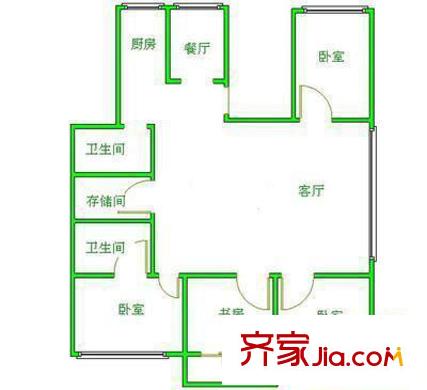 左海公寓 戶型圖