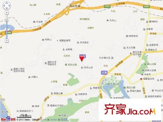五鳳蘭庭交通圖