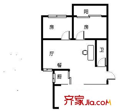 南臺(tái)新苑水仙園 3室 戶型圖