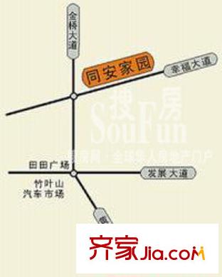 同安家園四期交通圖
