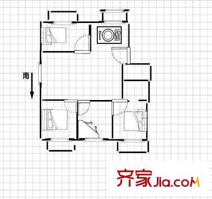 九龍城 4室 戶型圖